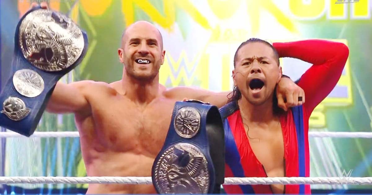 SmackDown Tag Team Champions Shinsuke Nakamura Cesaro WWE Extreme Rules 2020