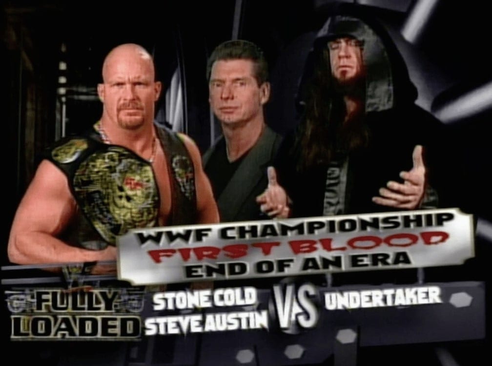 Stone Cold Steve Austin vs The Undertaker - WWF Fully Loaded 1999 (End Of An Era - First Blood Match For The WWF Championship)