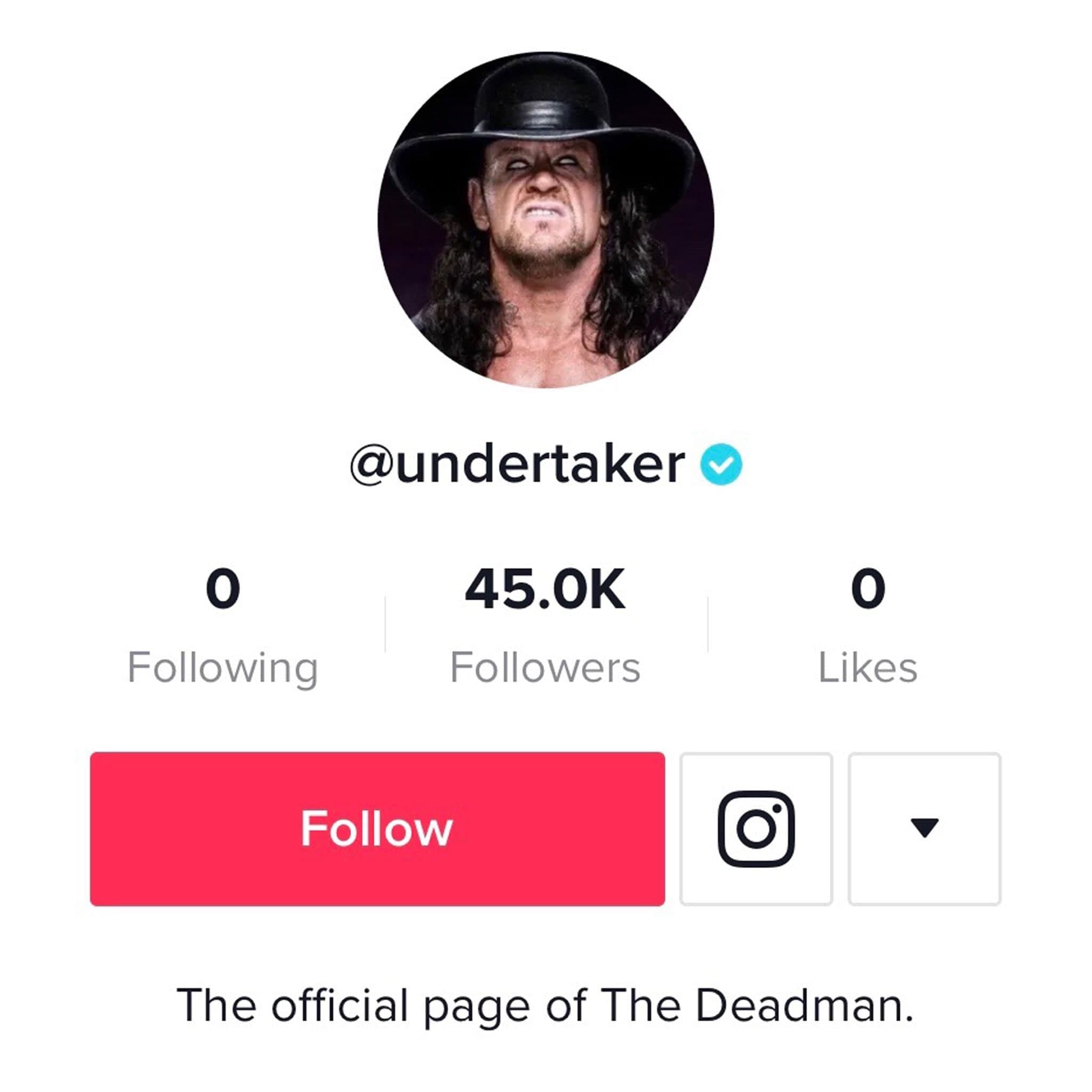 Undertaker Has Joined TikTok