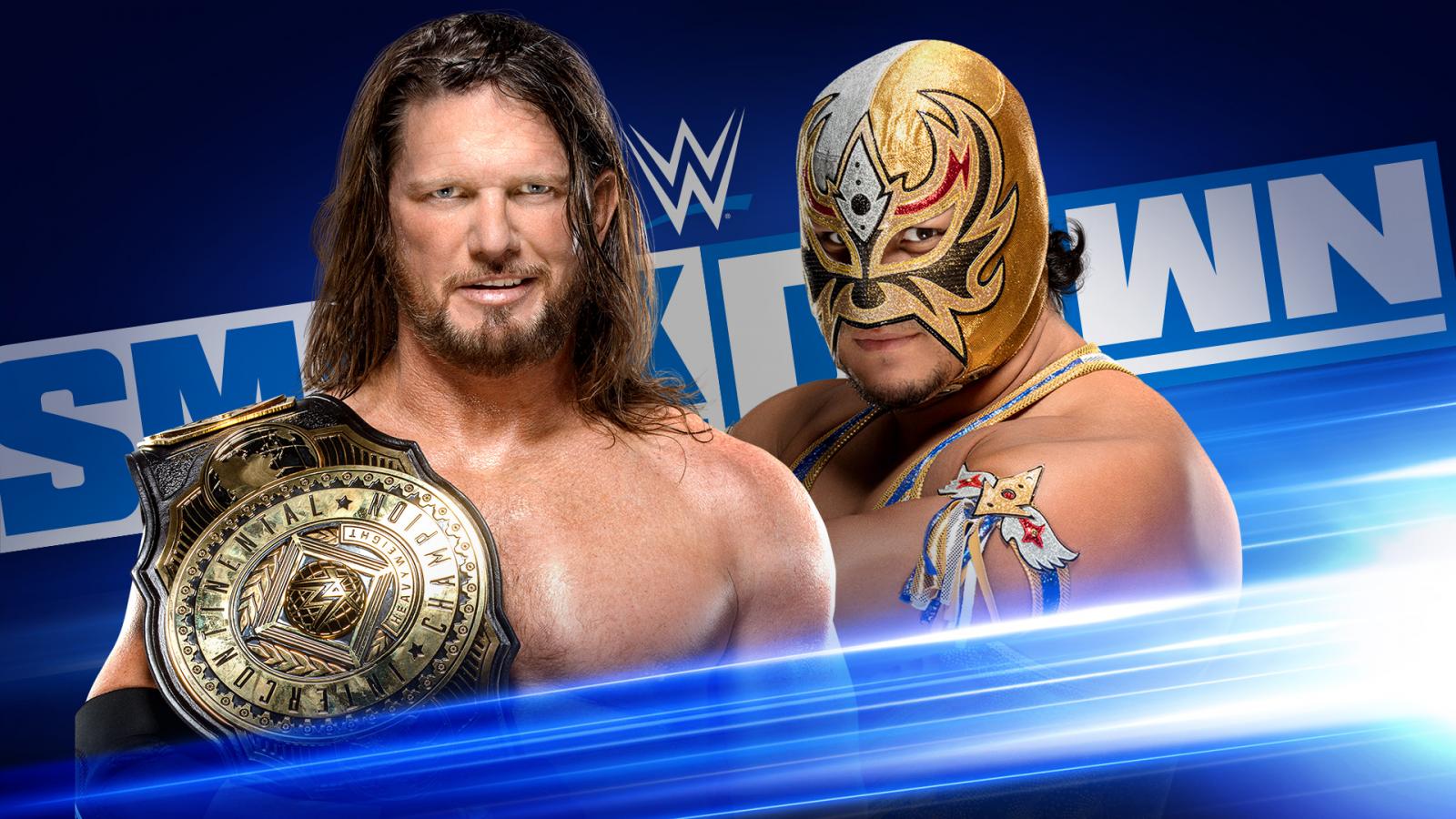 AJ Styles vs Gran Metalic - Intercontinental Championship Match WWE SmackDown July 2020