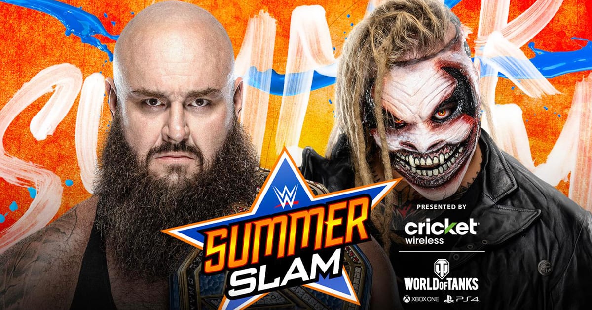 Bald Braun Strowman vs. The Fiend Bray Wyatt WWE SummerSlam 2020 Falls Count Anywhere Match