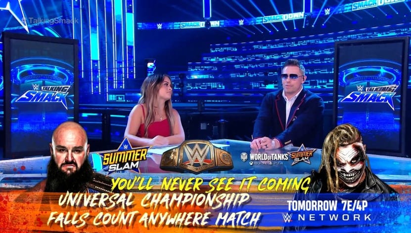 Braun Strowman vs The Fiend Bray Wyatt - Falls Count Anywhere Match WWE SummerSlam 2020