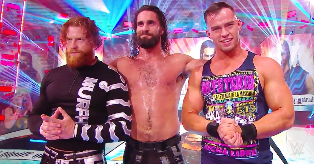 Buddy Murphy Seth Rollins Austin Theory WWE RAW Performance Center
