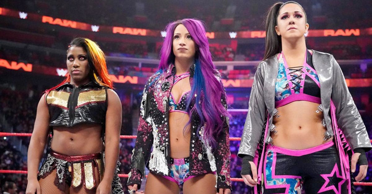 Ember Moon Sasha Banks Bayley WWE RAW