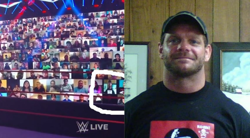 Fan Puts Chris Benoit On His Screen At The WWE ThunderDome On RAW After SummerSlam