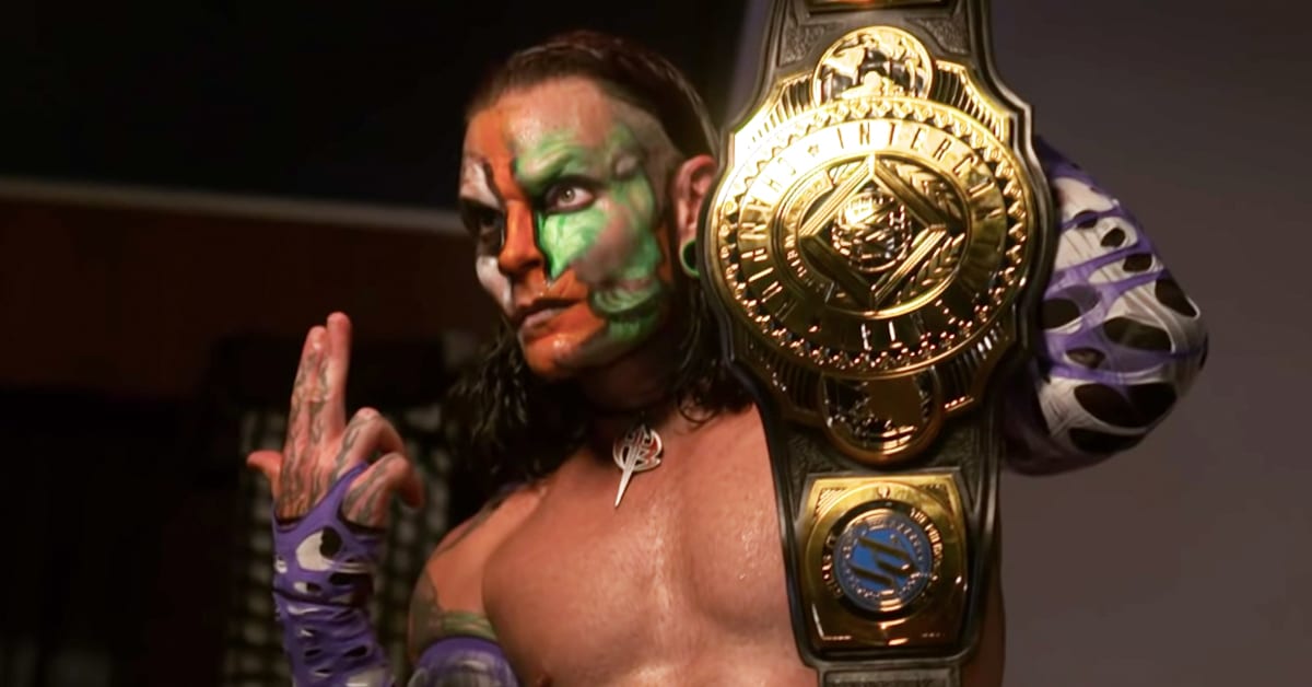 Jeff Hardy WWE Intercontinental Champion Photoshoot August 2020