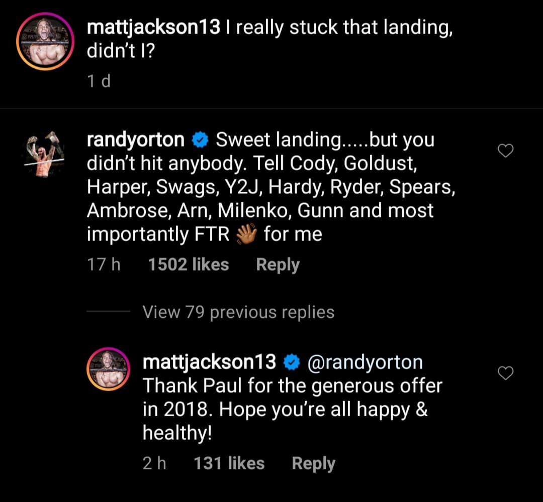 Matt Jackson Responds To Randy Orton Making Fun Of AEW Signing Several Ex-WWE Wrestlers