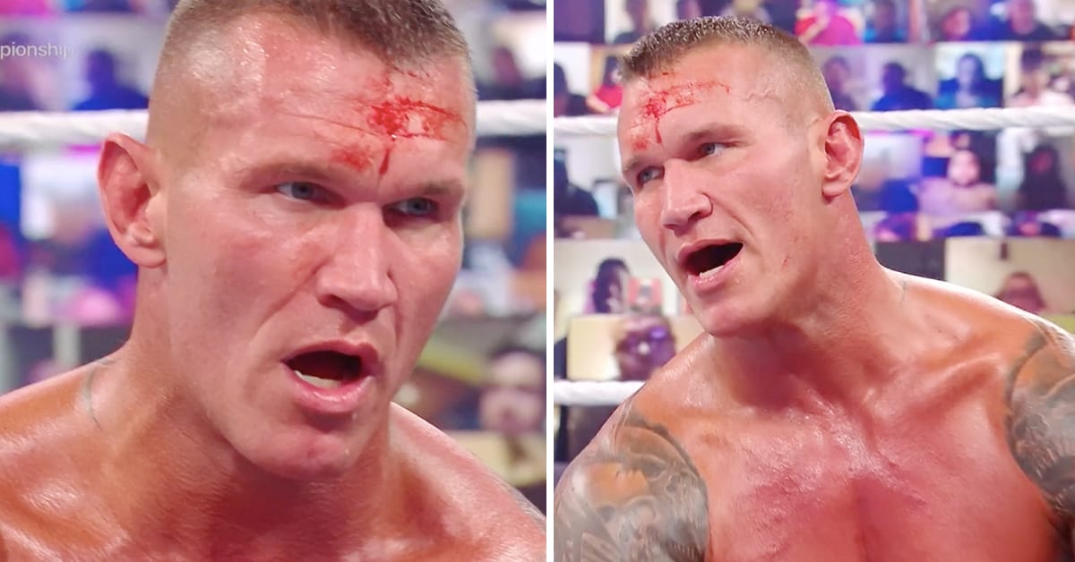 Randy Orton Bleeding WWE SummerSlam 2020