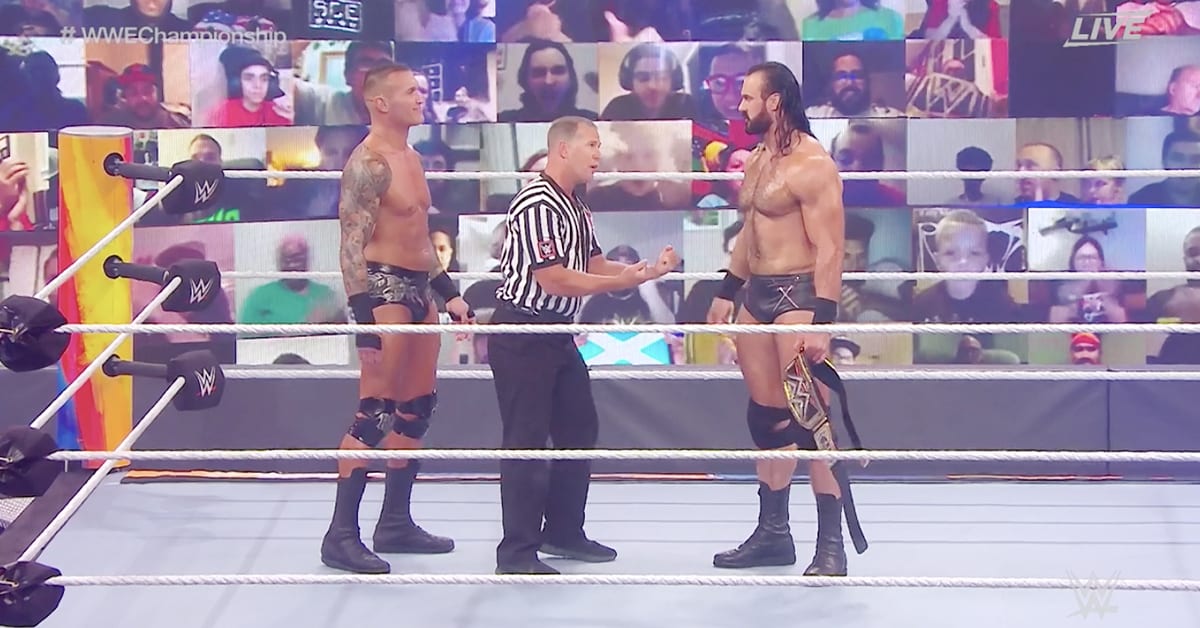 Randy Orton Drew McIntyre Face To Face At WWE SummerSlam 2020