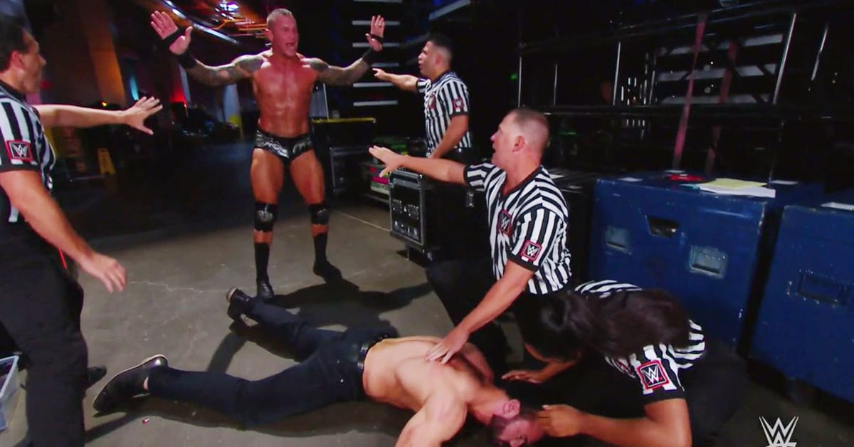 Randy Orton Punt Kicks Drew McIntyre WWE RAW After SummerSlam