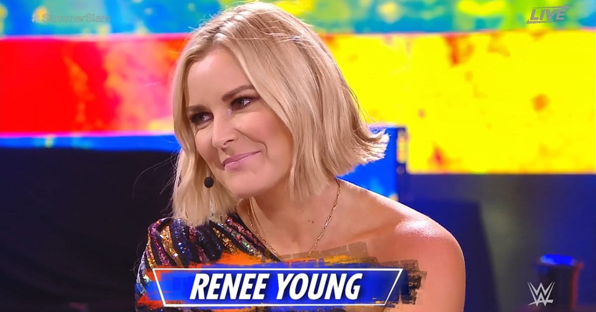 Renee Young WWE SummerSlam 2020 Kickoff Show Final Night In WWE