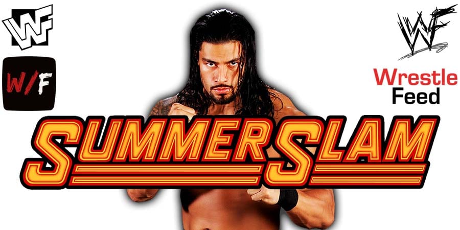 Roman Reigns WWE SummerSlam 2020 2WrestleFeed App