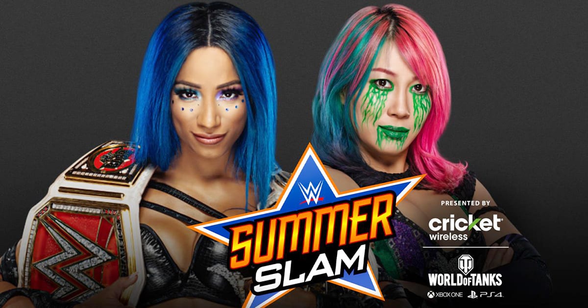 Sasha Banks vs Asuka - WWE SummerSlam 2020 RAW Women's Championship Match