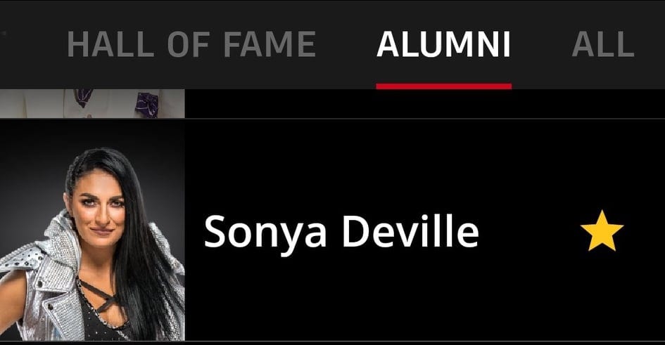 Sonya Deville Added To WWE Alumni Section After SummerSlam 2020