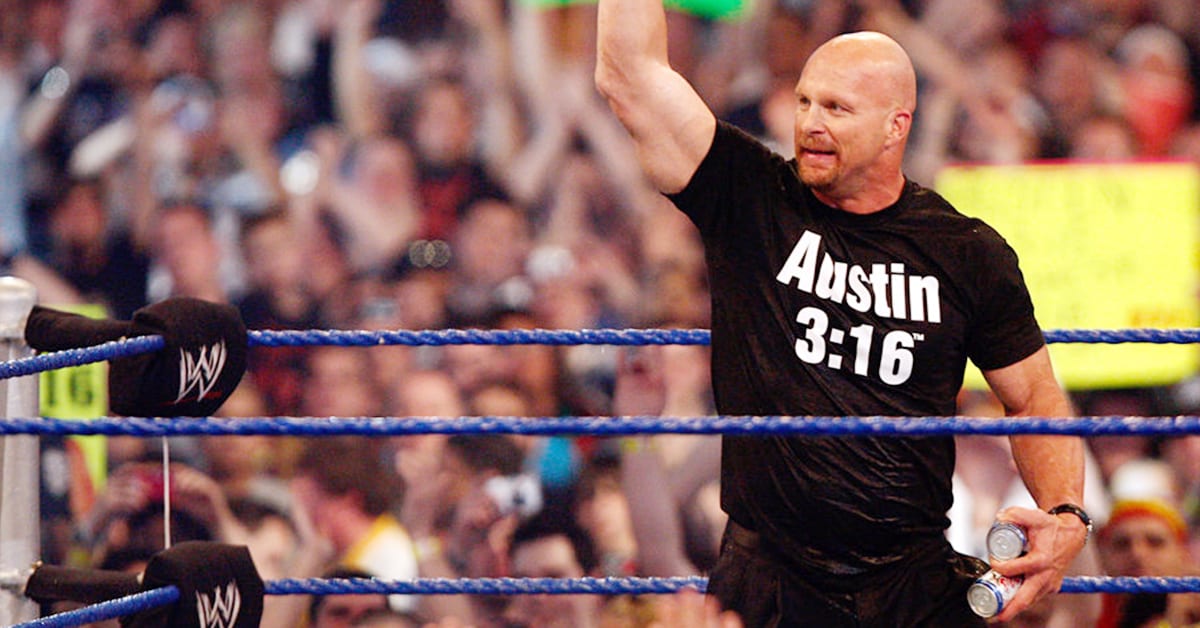 Stone Cold Steve Austin In A WWE Ring At WrestleMania 25 Austin 3 16 T-Shirt