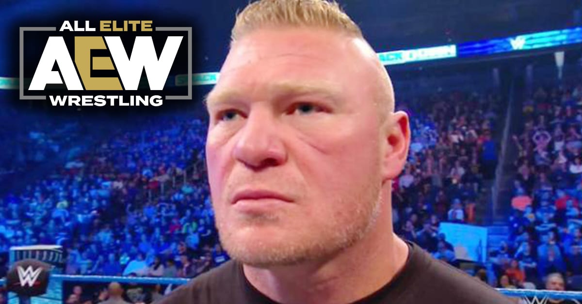 aew brock lesnar