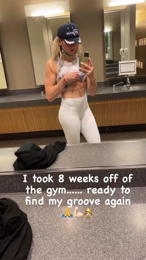 Charlotte Flair Begins Training In The Gym Again September 2020