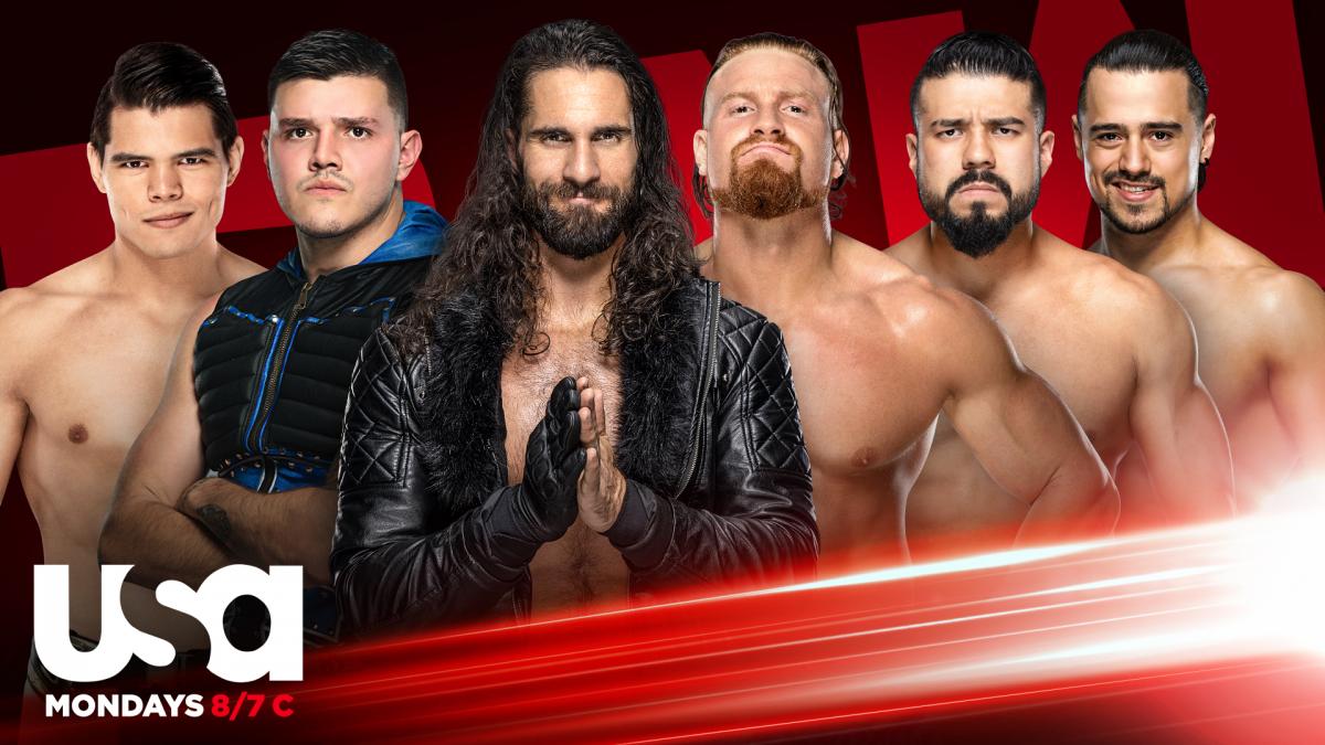 Humberto Carrillo & Dominik Mysterio vs. Seth Rollins & Murphy vs. Andrade & Angel Garza