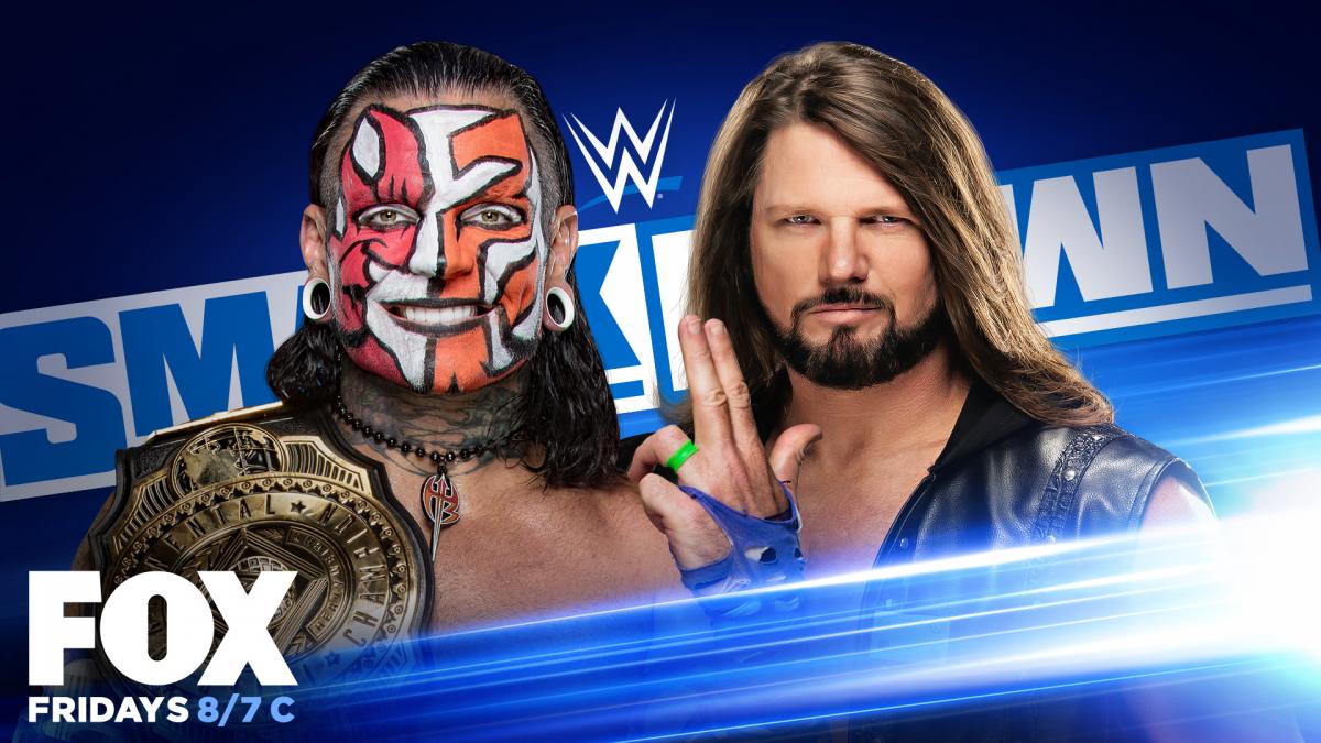 Intercontinental Champion Jeff Hardy vs AJ Styles WWE SmackDown