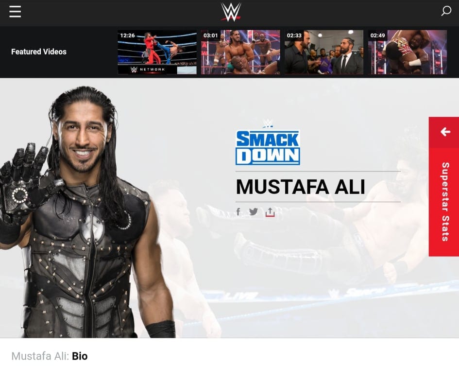 Mustafa Ali Moved To SmackDown Again (September 2020)