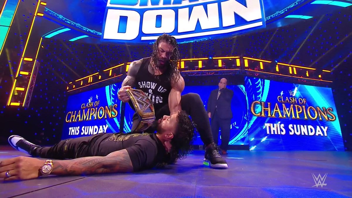 Roman Reigns Attacks Jey Uso On SmackDown Before WWE Clash Of Champions 2020