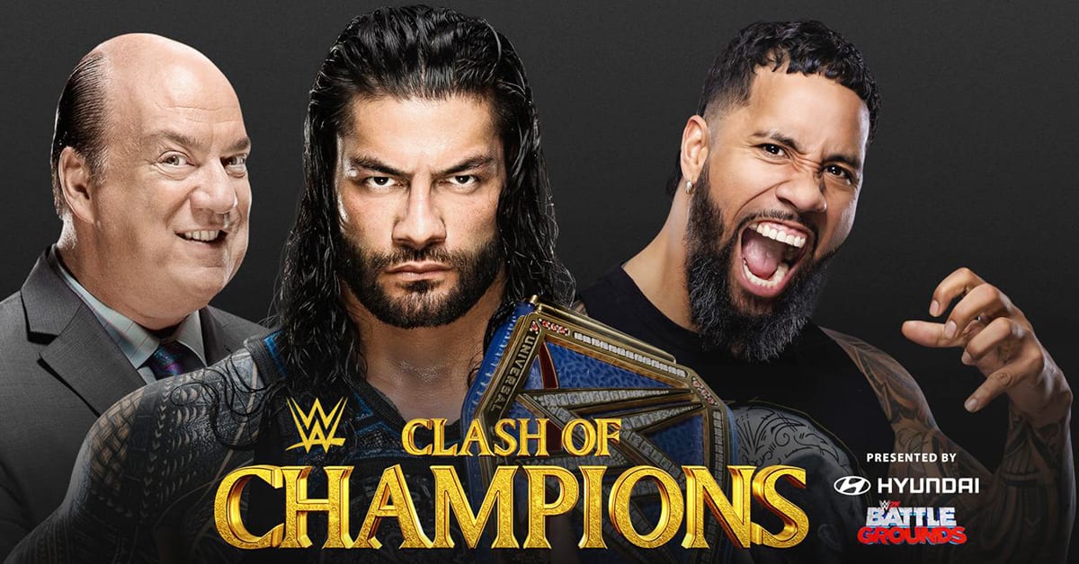 Roman Reigns vs Jey Uso - WWE Clash Of Champions 2020 (Universal Championship Match)
