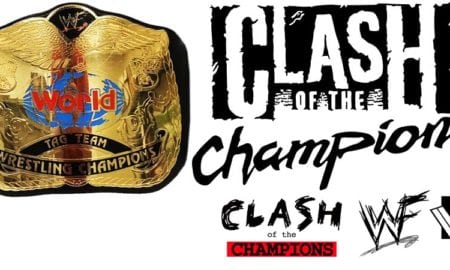 Tag Team Championship Title Match WWE Clash Of Champions
