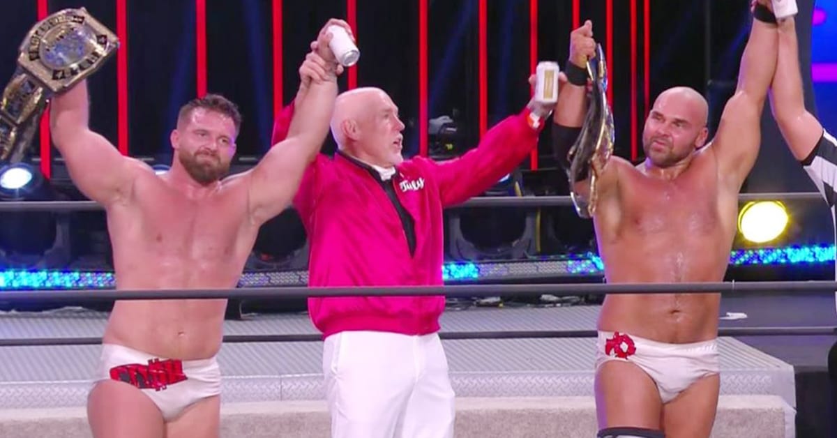 The Revival FTR Win AEW World Tag Team Championship Titles AEW All Out 2020