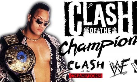 The Rock WWE Clash Of Champions 2020