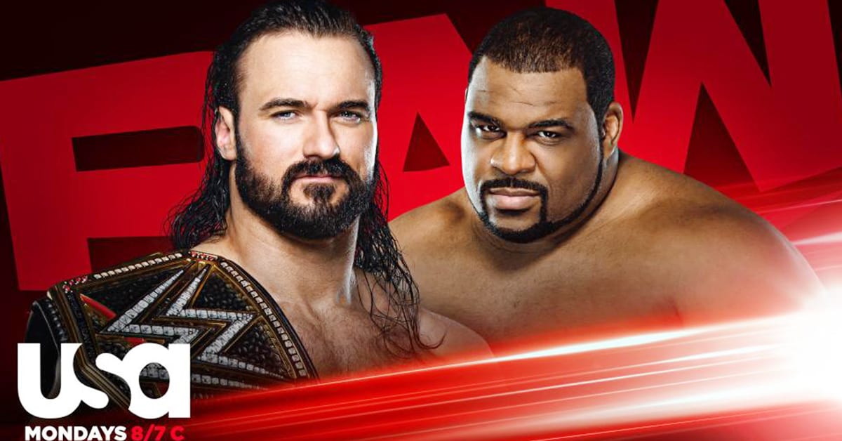 WWE Champion Drew McIntyre vs Keith Lee - WWE RAW September 2020
