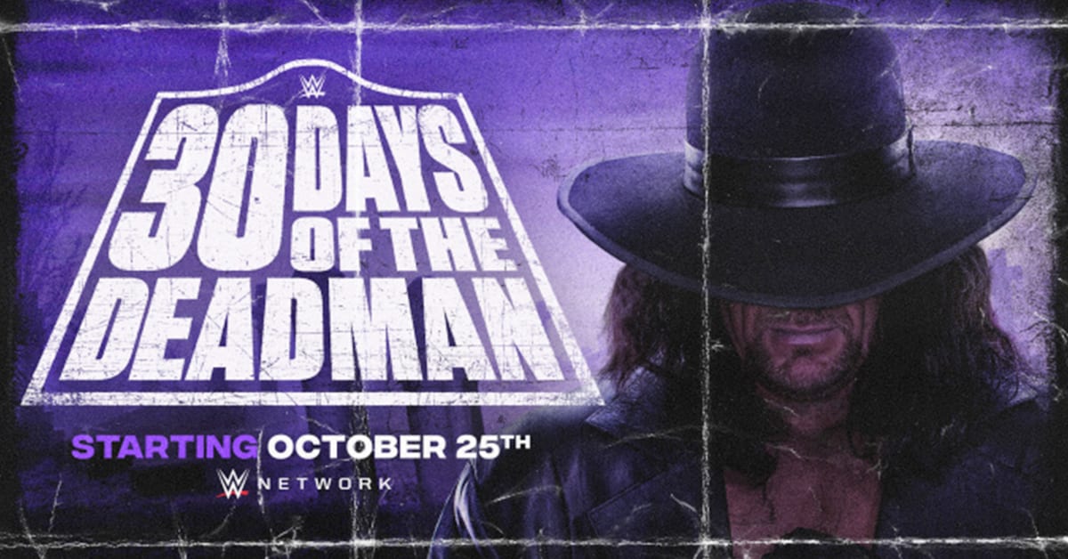 30 Days Of The Deadman The Undertaker WWE Network