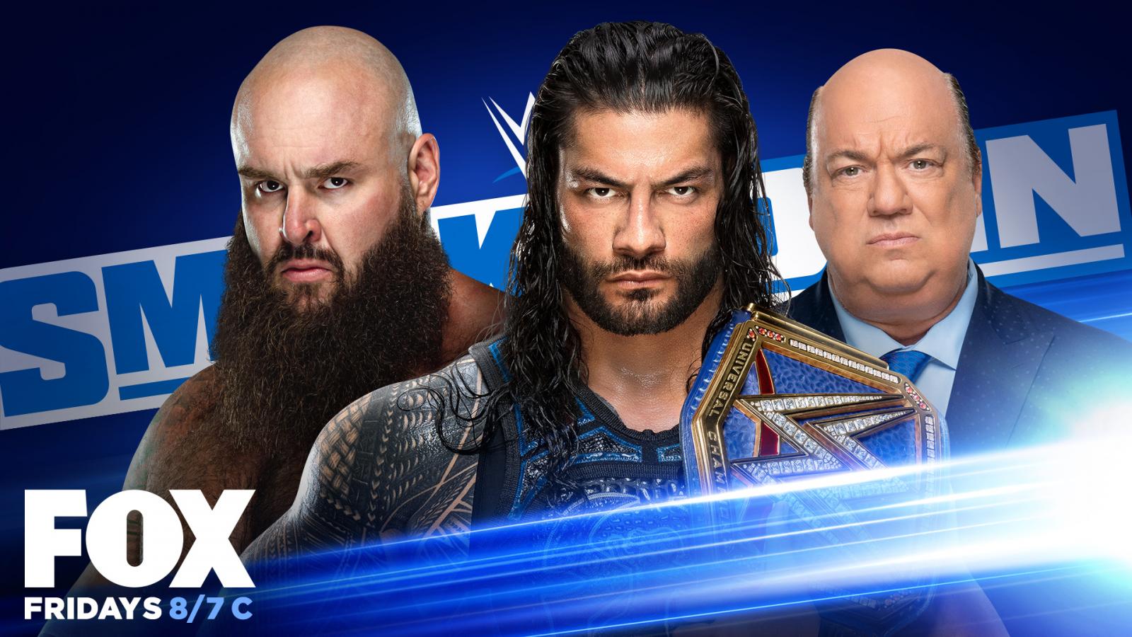 Braun Strowman vs Roman Reigns Universal Championship Match WWE SmackDown Season Premiere 2020