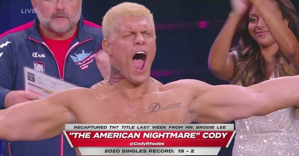 Cody Rhodes Brings Back Blonde Look On AEW Dynamite Anniversary Episode