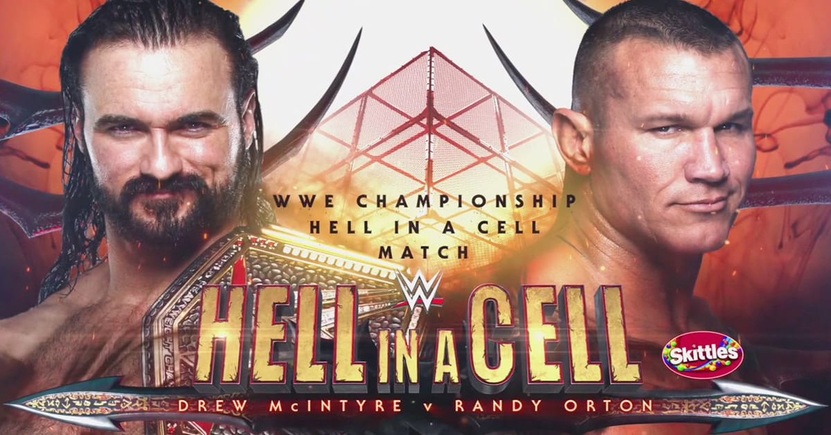 Drew McIntyre vs Randy Orton - Hell in a Cell 2020 match for the WWE Championship