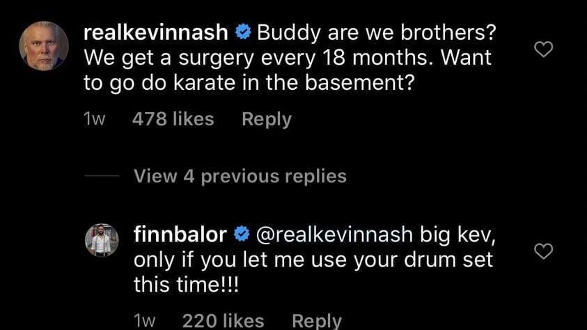 Kevin Nash Jokes About Finn Balor Getting Injured