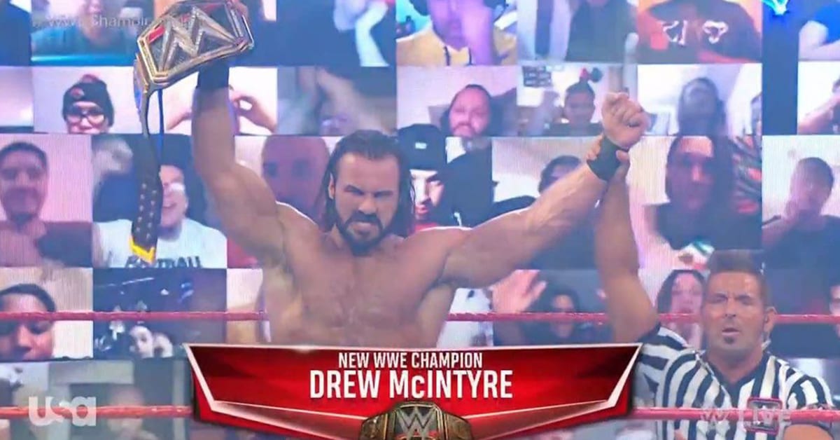 Drew McIntyre Defeats Randy Orton To Become 2 Time WWE Champion On RAW Before Survivor Series 2020