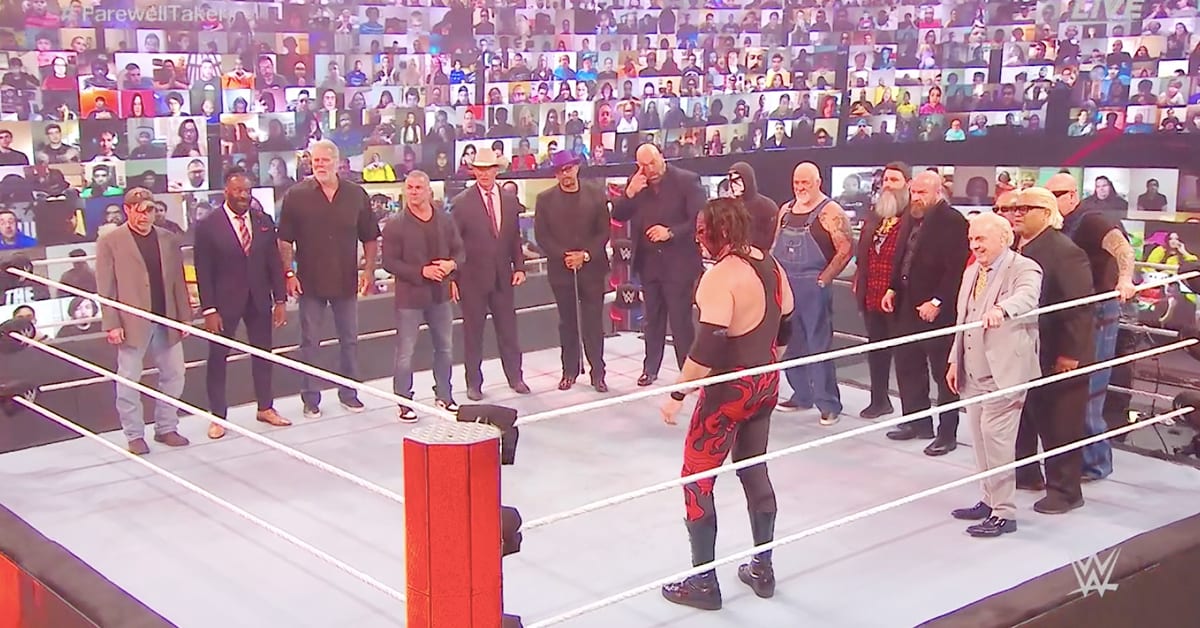 Legends During Undertaker Final Farewell Segmetn WWE Survivor Series 2020