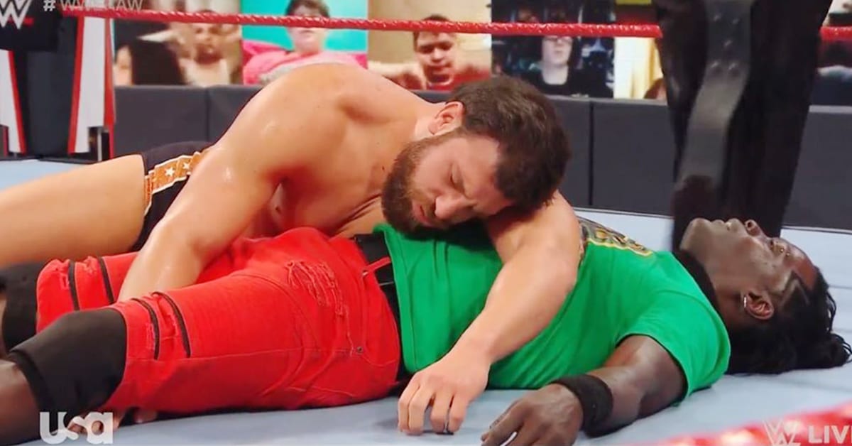 Passed Out Drew Gulak Pins R-Truth To Win The WWE 24 7 Championship