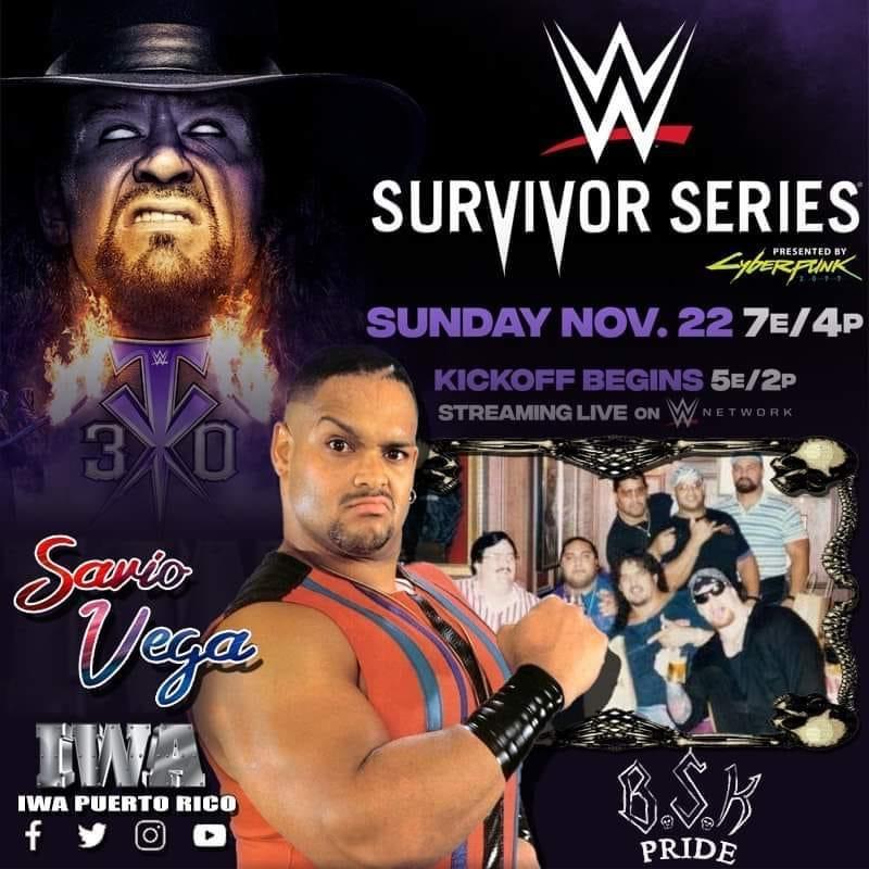 Savio Vega Appearing At WWE Survivor Series 2020 For The Undertaker's Final Farewell