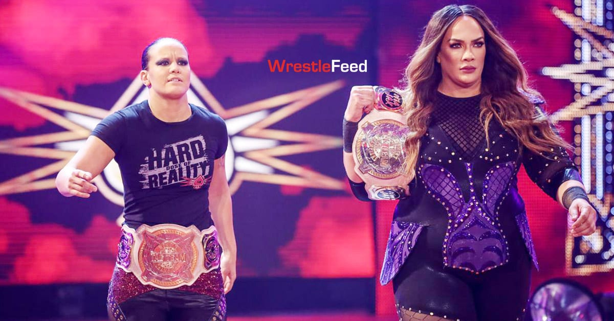 Shayna Baszler Nia Jax WWE Women's Tag Team Champions Entrance WWE RAW November 2020 WrestleFeed App