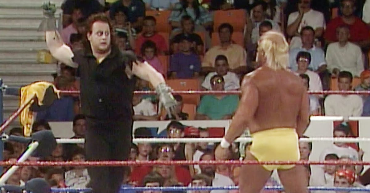 Hulk hogan vs undertaker discount 1991 tuesday in texas