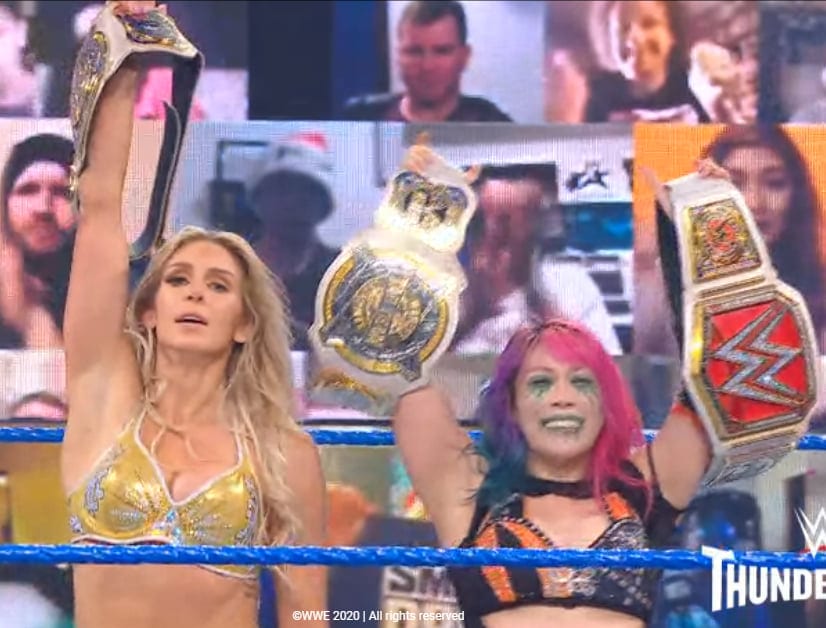 Charlotte Flair Asuka Retain WWE Women's Tag Team Championship On Final SmackDown Of 2020