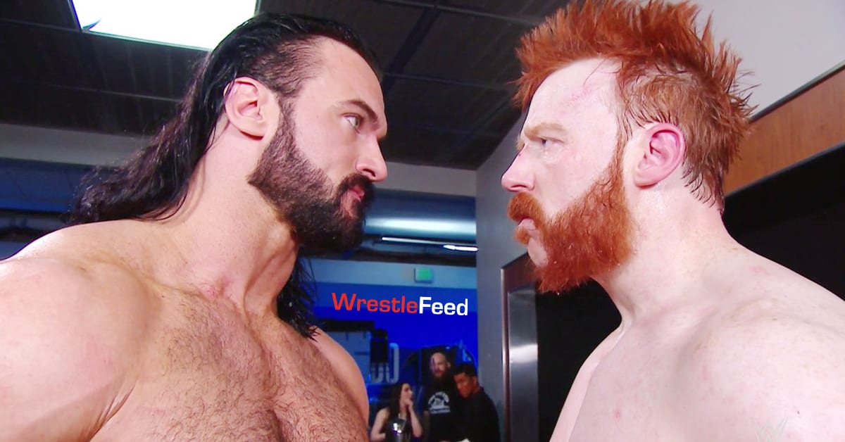 Drew McIntyre Sheamus Angry Face To Face WWE RAW December 7, 2020 WrestleFeed App