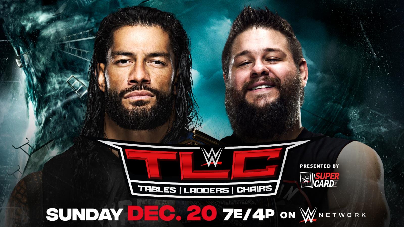 Roman Reigns vs Kevin Owens WWE TLC 2020 Official Graphic