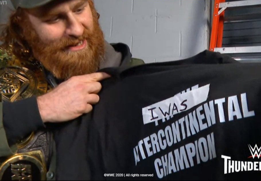 Sami Zayn I Was Intercontinental Champion T-Shirt