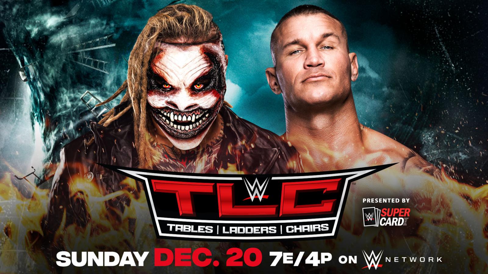 The Fiend Bray Wyatt vs Randy Orton WWE TLC 2020 Official Graphic