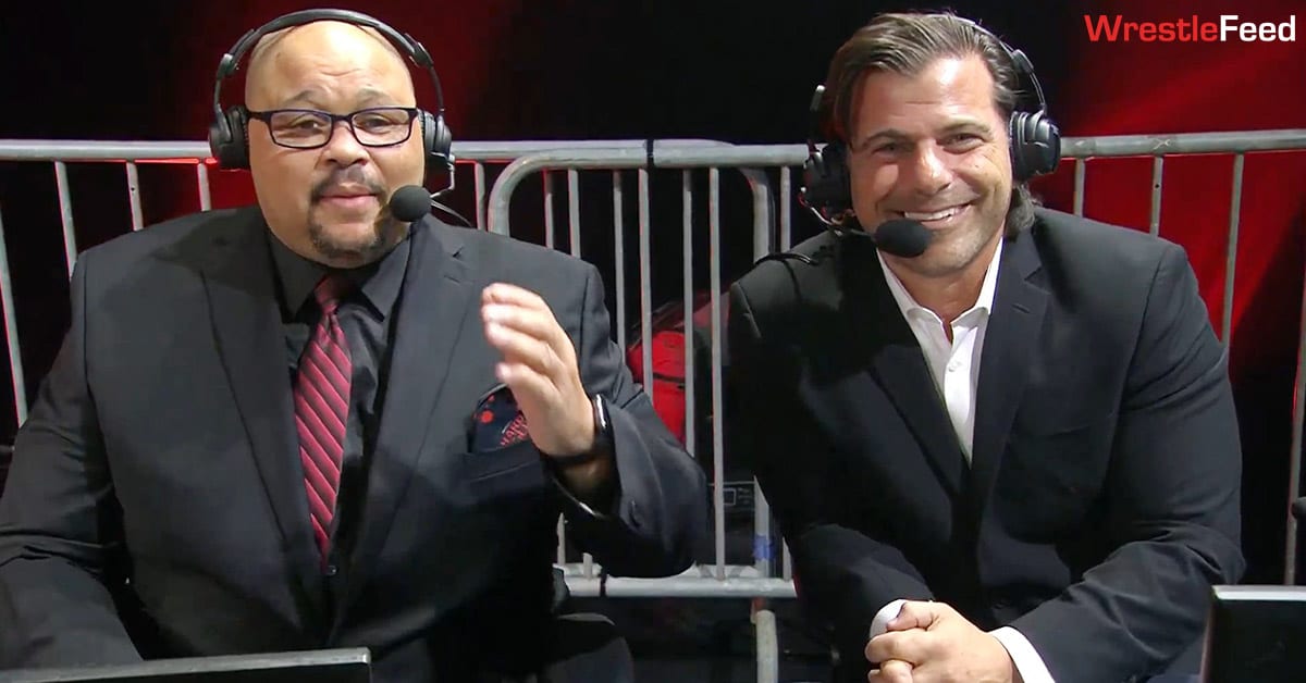 D'Lo Brown Matt Striker Impact Wrestling Hard To Kill 2021 Commentary Team WrestleFeed App