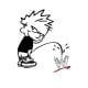 Fan Peeing On WWE Logo