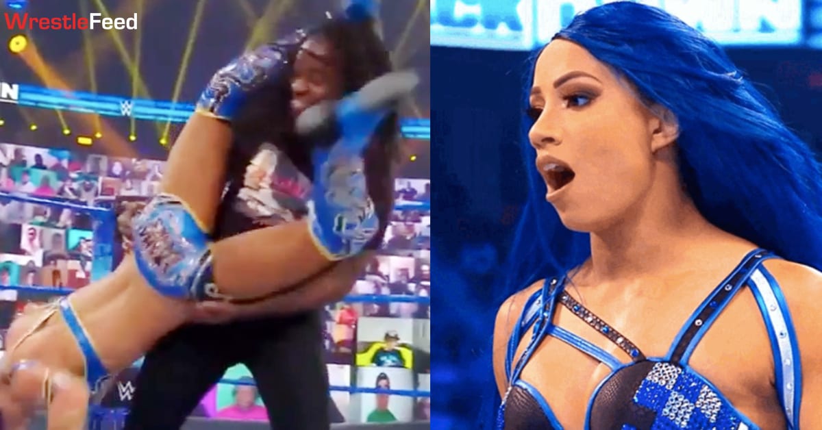 Reginald Pulled Down Sasha Banks' Shorts On SmackDown (Video) - Regina...
