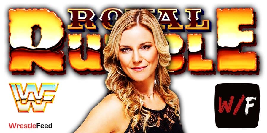 Renee Young Paquette WWE Royal Rumble 2021 WrestleFeed App